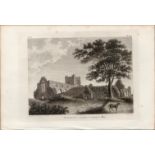 Dunbrody Abbey Co Wexford F. Grose 1792 Antique Copper Block Engraving.