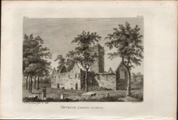 Muckross Abbey Killarney Rare 1794 Francis Grose Antique Print.