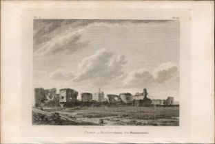 Ballintubber Castle Co Roscommon Rare 1791 Francis Grose Antique Print.