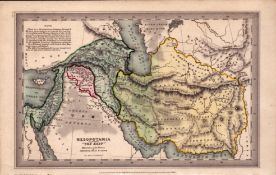 Mesopotamia “The East” Antique Detailed Biblical William IV Map.