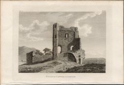 Cullum Castle Co Limerick F. Grose 1792 Antique Copper Block Engraving.