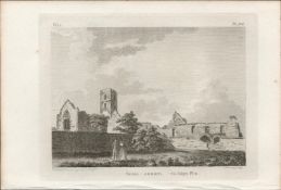 Sligo Abbey Co Sligo Rare 1791 Francis Grose Antique Print-2