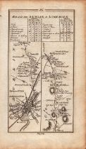 Ireland Rare Antique 1777 Map Dublin Racool Naas Co Kildare.