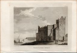 Slade Castle Co Wexford Rare 1792 Francis Grose Antique Print.