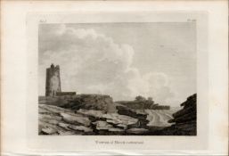 Tower of Hook Co Wexford Rare 1792 Francis Grose Antique Print.