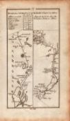 Ireland Rare Antique 1777 Map Athlone Tuam Hollymount Co Mayo Co Galway.