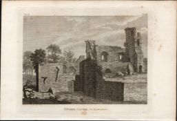 St Johns Castle Co Roscommon Rare 1793 Francis Grose Antique Print.