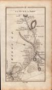 Ireland Rare Antique 1777 Map Galway Offaly Birr Banagher Ramore.