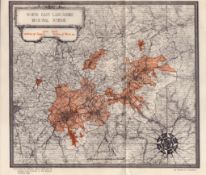 North-East Lancashire 1929 Regional Scheme Report-Gas Map.