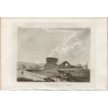 More Castle Co Mayo F. Grose 1791 Antique Copper Block Engraving.