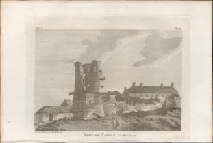 Arklow Castle Co Wicklow F. Grose 1794 Antique Copper Block Engraving.
