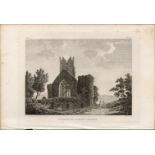 Clonmines Abbey Co Wexford Rare 1792 Francis Grose Antique Print.