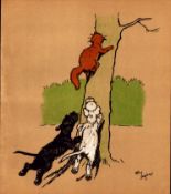 Cecil Aldin “Rough & Tumble” Scotch Terriers Antique Colour Illustration-11.