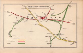 Birmingham & Bordesley Detailed Antique Railway Diagram-7.
