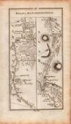 Ireland Rare Antique 1777 Map Mayo Roscommon Ballina Tulsk Foxford Etc.