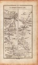 Ireland Rare Antique 1777 Map Dublin To Galway Athlone Athenry Ballinasloe Etc