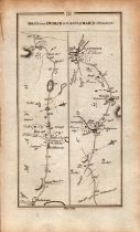 Ireland Rare Antique 1777 Map Galway Co Mayo Ballyhaunis Castlebar Balla.