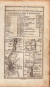 Ireland Rare Antique 1777 Map Dublin Maynooth Tullamore Galway Athenry.