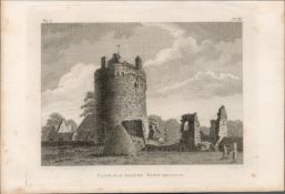 Castle of Grants Town Co Tipperary Rare 1792 Francis Grose Antique Print.