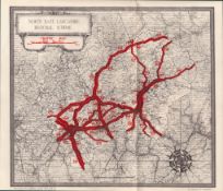 North-East Lancashire 1929 Regional Scheme Report-Traffic Map.