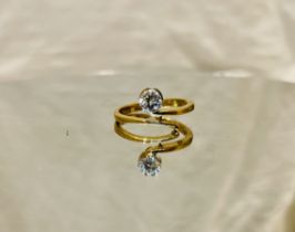 Beautiful Natural 0.30 CT VVS Diamond Ring With 18k Gold