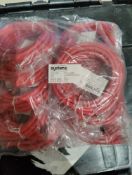 10 x 3M Connekt Gear RJ45 Netork Cable (Red)