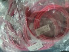 10 x Connekt Gear 3M RJ45 Netork Cable (Pink)