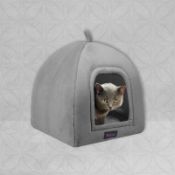 Igloo Cat/Dog Pet Bed With Removable Washable Cushion. RRP £24.99