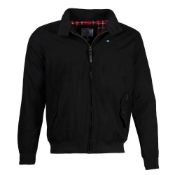 Lambretta Shower Resistant Harrington Jacket Black - Small RRP £80.00