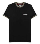 Lambretta Men's Twin Tipped Pique Tee Black - XL