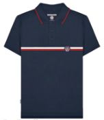 Lambretta Men's Badge Logo Short Sleeve Cotton Polo Shirt - Large - RRP £30.00