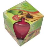 12 x Bloome Apple and Cinnamon Scented Candles RRP £8.99 ea.