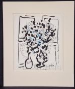 Marc Chagall Lithograph In Colours