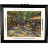 John Mackie Original Framed Pastel Painting