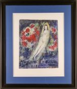 Marc Chagall Rare Ltd Edition "Bride With Flowers"