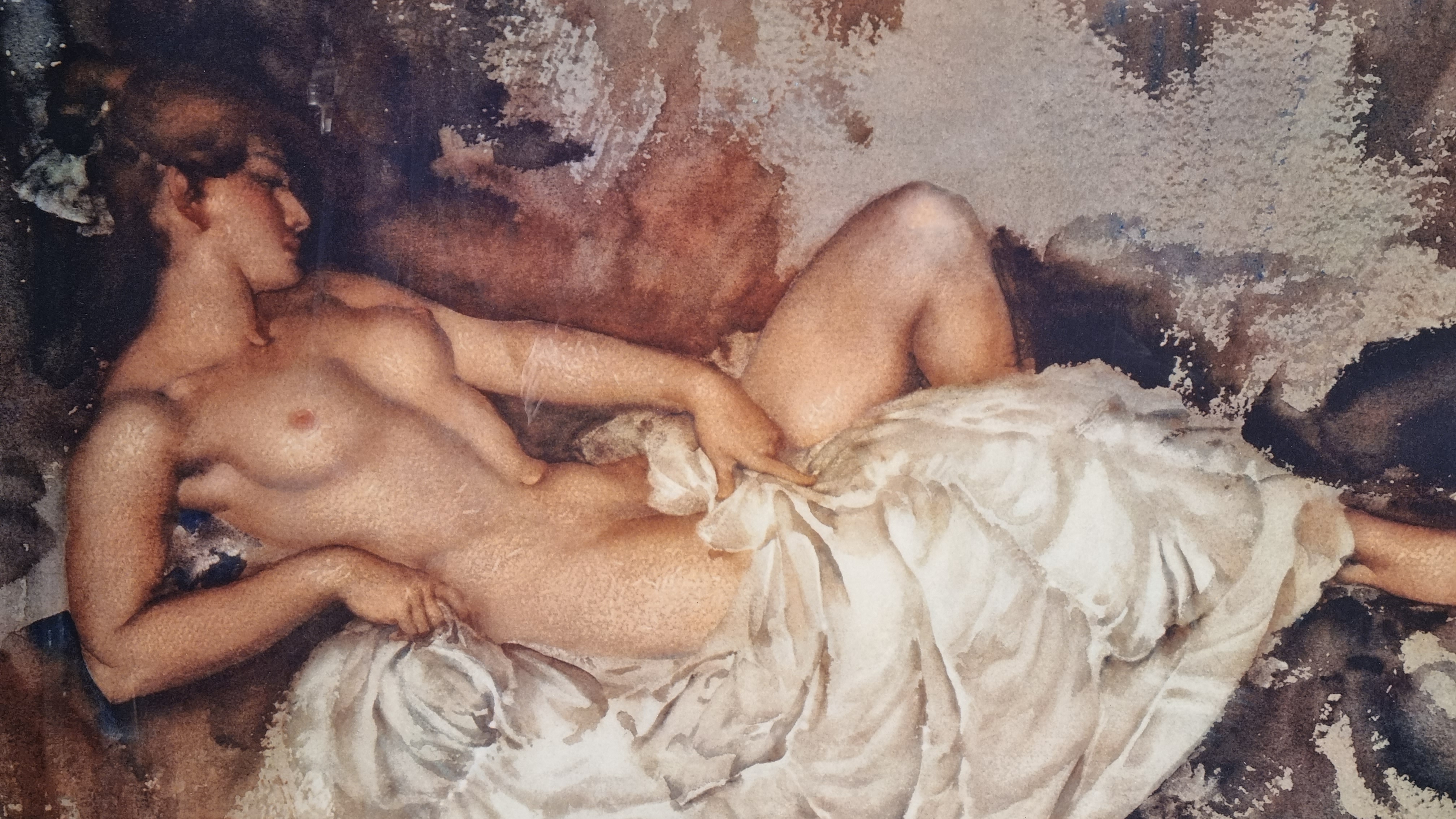 Russell Flint Limited Edition "Reclining Nude" With Rare Book. - Image 7 of 10