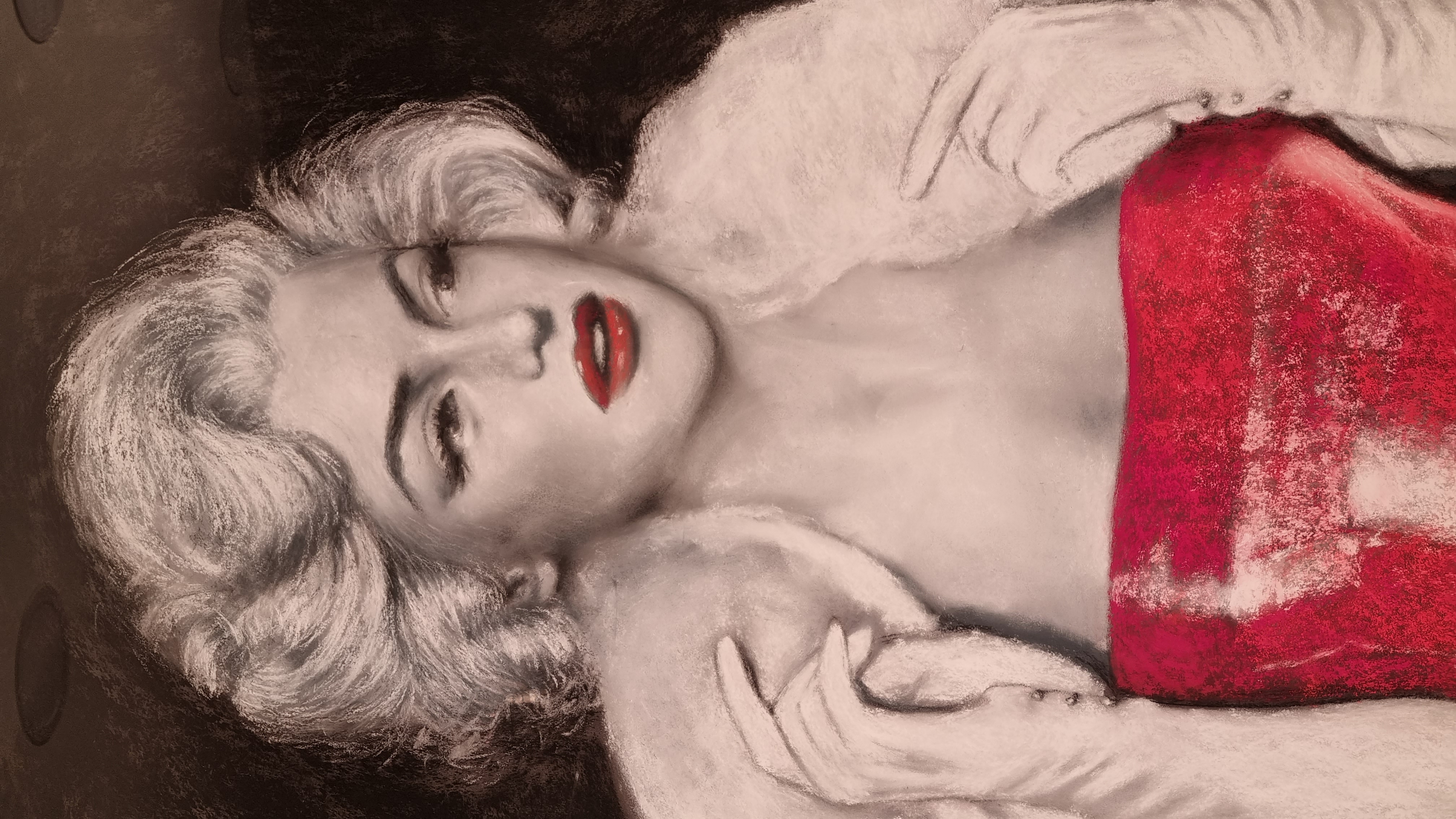 Stunning Original Painting of Marilyn Monroe - Image 4 of 6