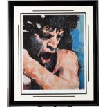 Mick Jagger Limited Edition By The Late Sidney Maurer "Get Off Of My Cloud".