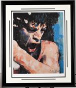 Mick Jagger Limited Edition By The Late Sidney Maurer "Get Off Of My Cloud".