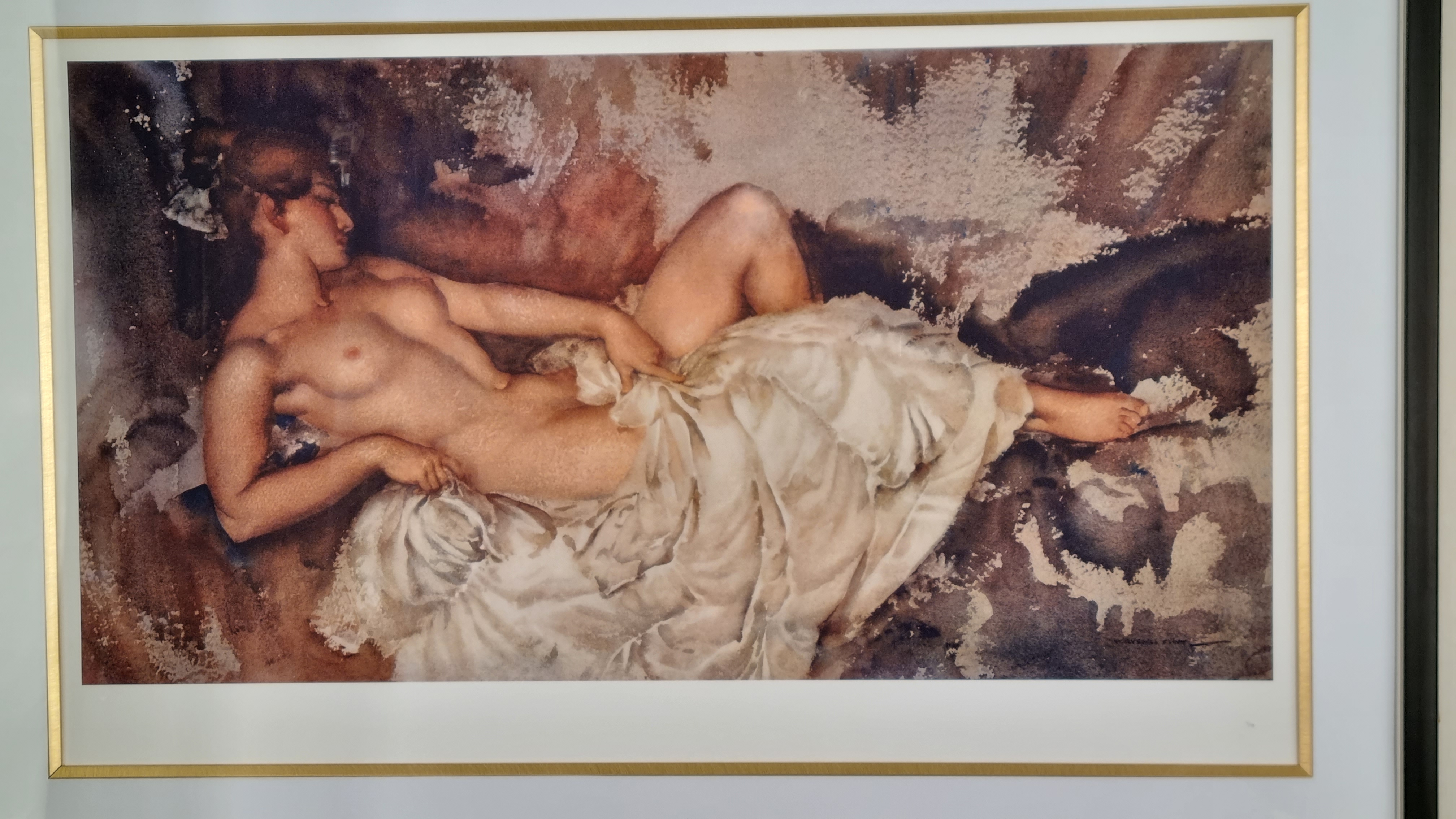 Russell Flint Limited Edition "Reclining Nude" With Rare Book. - Image 6 of 10