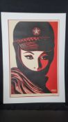 Shepard Fairey Signed Lithograph.