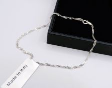 Italian 925 Silver Bracelet Ne with Gift Pouch