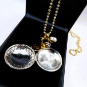 Dower & Hall Gold on Sterling Silver Cherished Treasures Locket