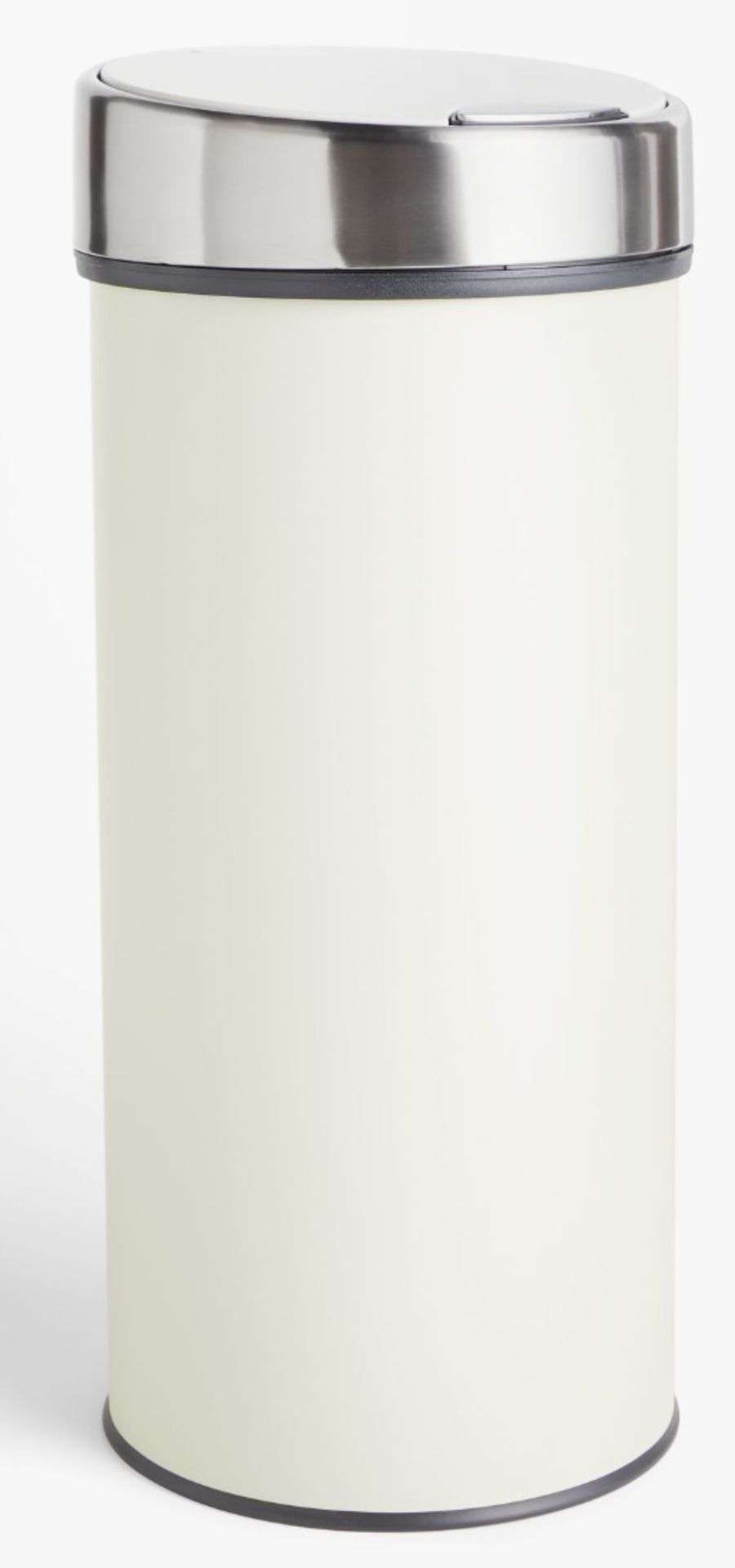 Lot 61 - John Lewis Touch Top Bin, Stone, 40L