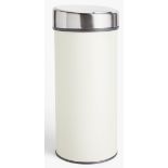 Lot 63 - John Lewis Touch Top Bin, Stone, 40L