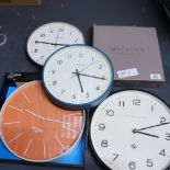 5 x Wall Clocks to Include Lascelles & Newgate