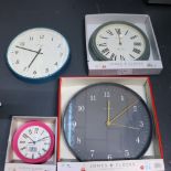 4 x Wall Clocks to Include Jones