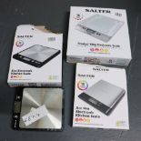 4 x Kitchen Scales to Include Salter