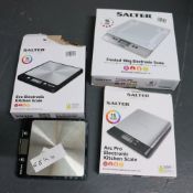 4 x Kitchen Scales to Include Salter