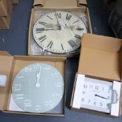 3 x Wall Clocks to Include Thomas Kent